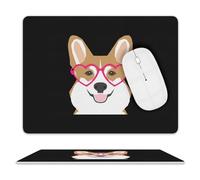 Tappetino per Il Mouse Welsh Corgi Multifunzionale Tampone per Mouse Ergonomico Gaming Mousepad per Computer Laptop Pc 25X30Cm