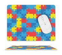 Tappetino per Il Mouse World Autism Awareness Day Superficie Liscia Tampone per Mouse Antisfilacciamento Gaming Mousepad per Computer Notebook Casa 25X30Cm