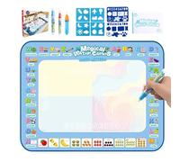 Tappetino per il risveglio con acqua riutilizzabile - Lavagna di apprendimento magico per - Regalo educativo per Natale, Pasqua di compleanno - Idea regalo per compleanno, Natale