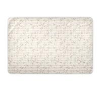 Tappetino per imparare a usare il vasino con fiori cachi, extra large, riutilizzabile, resistente all'acqua, lavabile in lavatrice, biancheria da letto per bambini, adulti, animali domestici, 132,1 x