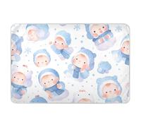 Tappetino per imparare a usare il vasino, impermeabile, impermeabile, a prova di perdite, ad asciugatura rapida, 132,1 x 86,4 cm (lunghezza x larghezza), colore: blu