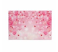 Tappetino per Ingressi Gradual Solid Pink Love Saint Valentine's Day Tappeto da Terra Lavabile Assorbente Zerbino Ingresso Casa, per Bambini, Camera, Soggiorno, 40x60cm