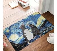 - Tappetino per ingresso From The Heavens Came Rat in poliestere PVC antiscivolo per bagno camere da letto tappeti