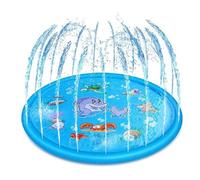 Tappetino per irrigazione - fontana gioco d'acqua, animali marini, centro giochi all'aperto, antiscivolo, per ragazzi e ragazze, giardino, terrazza, festa, estate, spiaggia,