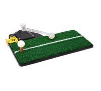 Tappetino per la Pratica dello Swing da Golf, Ritorno Automatico della Palla, Allenatore di Potenza per Il Golf con Base Antiscivolo, Due modalità di Battuta, Linee di Mira Integrate per Interni Ed