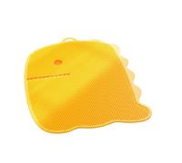 Tappetino per la pulizia dei piedi a forma di dinosauro, lavatesta, esfoliante, lavapiedi, montaggio a parete, ventose antiscivolo per l'uso in docce, detergente per i piedi per uomini e donne