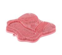 Tappetino per la pulizia dei piedi della doccia, in silicone antiscivolo, per uomini e donne, per pedicure, amici, bagno, anziani