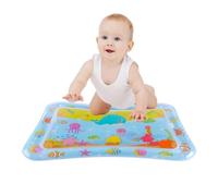 Tappetino per l'acqua Pat And, tappetino da gioco sensoriale gonfiabile - Tappetino da gioco a tema oceano per la crescita stimolante dei bambini | Tappetino da gioco extra large per centro attiv