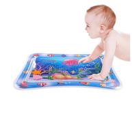 Tappetino per l'acqua sensoriale, tampona e gioca Tappetino per l'acqua | Tappetino da gioco a tema oceano per la crescita stimolante dei bambini,Grande centro attività di gioco Pat e tappetino da gio