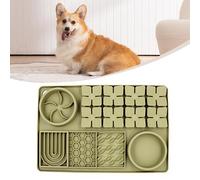 Tappetino per l'alimentazione lenta e leccatura del cane, dispenser di cibo