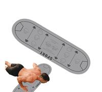 Tappetino Per L'Allenamento Delle Flessioni | Attrezzatura Portatile per Palestra Domestica, Esercizi e Allenamento - Tappetino Plank Workout | Per Uomini Donne Principianti Professionisti