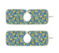 Tappetino per lavello da cucina per lavello da cucina, tappetino drenante appendibile per cucina per bancone della cucina e lavandino del bagno, 59,9 cm, forme astratte astratte colorate