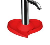 Tappetino per lavello da cucina, tappetino per lavello da cucina in silicone | manicotto di derivazione in silicone, spruzzatore di rubinetto per lavello a forma di cuore per mantenere il bancone del