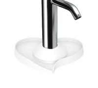 Tappetino per lavello da cucina, tappetino per lavello da cucina in silicone, protezione dagli spruzzi del rubinetto, forma di cuore della presa di derivazione della guardia di spruzzo, cucina per