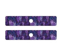 Tappetino per lavello in pietra diatomacea per lavello da cucina, asciugatura rapida, confezione da 2 tappetini per cucina e bagno, 76 x 12 cm, viola scuro Indiana glicine