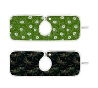 Tappetino per lavello in pietra per lavello da cucina, tappetino appendibile intorno al lavello della cucina, paraspruzzi e protezioni 59,9 cm