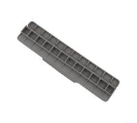 Tappetino per lavello in silicone, 60 x 12 cm, impermeabile, per lavello | Design con bordo stretto, si adatta perfettamente al lavello, cattura gli spruzzi d'acqua, grigio, 50 x 10 cm
