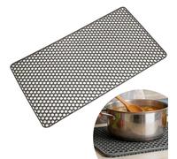 Tappetino per lavello in silicone, 72 x 40 cm, resistente al calore e antiscivolo, tagliabile, tappetino di protezione per lavello da cucina, lavandino, balcone, con spazzola in silicone