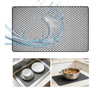 Tappetino per lavello in silicone per cucina, 72 x 40 cm, tappetino protettivo per lavello ritagliabile