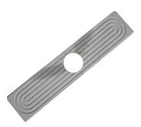 Tappetino per lavello in terra di diatomee, con base per rubinetto da 45 cm, vassoio di asciugatura rapida in diatomite, per bancone della cucina e organizer da bagno, protezione per rubinetti (grigio