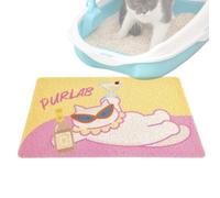 Tappetino per lettiera per gatti, lavabile, antiscivolo, tappetino per lettiera per gatti, per interni ed esterni, angolo cucina, bagno, appartamento, ingresso di razze piccole e grandi