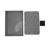 Tappetino Per Lettiera Per Gatti - Tappetino Filtrante Antisabbia Interbloccabile In PP A Doppio Strato 42x28,5x2 Cm | 360 G | Fondo Antipolvere Antiscivolo Impermeabile Per Tutte Le Lettiere Per Gatt