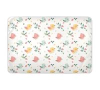 Tappetino per lettino per bambini, con uccellini carini e cartoni animati, extra large, riutilizzabile, resistente all'acqua, tappetino per addestramento al vasino, materassino fasciatoio per neonati