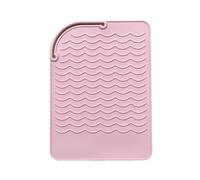 Tappetino Per Lo Styling Dei Capelli - Silicone Resistente Al Calore, Cuscinetto Protettivo Per Ferro Caldo, Compatto Antiscottatura, Supporto Multiuso Per Strumenti Per Capelli, Tappetino Dur