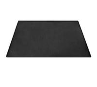 Tappetino per Macchina da Caffè, 48x30cm Silicone Accessori per Macchina da Caffè, Tappetino Antiscivolo per Macchina da Caffè, per Raccogliere I Residui di Caffè, Nero
