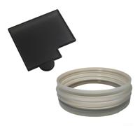 Tappetino per macchina da caffè in silicone, tappetino in silicone per macchine da caffè Breville BES870/876/878/880 (pad+cestino per chicchi di caffè)