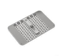 Tappetino per massaggio ai piedi con layout ergonomico a sporgenza e 12 magneti per supportare la meccanica naturale del piede e la risposta degli agopunti (grigio)