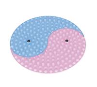 Tappetino per massaggio ai piedi, cuscinetto per punti di pressione a forma di Tai Chi, cuscino massaggiante ispessito per dita dei piedi, grande cuscino per alleviare i piedi con magneti per