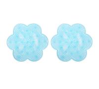 Tappetino per massaggio ai piedi Doccia Detergente per piedi Scrubber Antiscivolo Ventose esfolianti per piedi Tappetino bagno in silicone per il bagno Rilassamento Blu Rosa 2 (Blu)