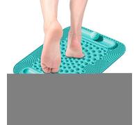 Tappetino Per Massaggio Ai Piedi - Massaggiatore Riflessologico Per Punti Di Pressione Plantare,Cuscinetto Multizona con Doppie Guide Sfere Stimolatore Gambe per Uomini Donne Relax Muscolare Palestra