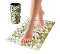 Tappetino per massaggio ai piedi, tappetino massaggiante in EVA per stimolazione dei ciottoli, per agopressione, pieghevole, portatile, multifunzionale, per rilassamento muscolare dei piedi