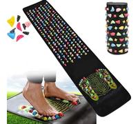 Tappetino per Massaggio e Riflessologia - Digitopressione dei Piedi con Superficie Rilassante (175 * 35cm)