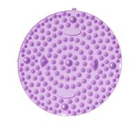 Tappetino per massaggio plantare e digitopressione Tappetino for massaggiatore plantare Digitopressione Portatile Antiscivolo Zone riflesse Bagno for massaggi Multicolor(Purple)
