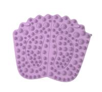 Tappetino per massaggio plantare e digitopressione Tappetino for massaggio alla suola del piede allargato e addensato for digitopressione Esercizio di rilassamento Multicolor(Purple)