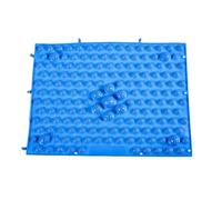 Tappetino per massaggio plantare e digitopressione Tappetino for massaggio plantare con digitopressione sensoriale for allenamento a casa, fitness, ufficio, all'aperto, multicolore(Blue)