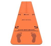 Tappetino per misurazione del salto in lungo, Tappetino da allenamento for salto in lungo e corda for saltare arancione 310x65x4mm