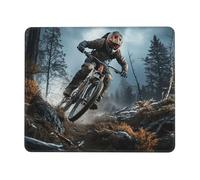 Tappetino per mouse, 20 x 24 cm, tappetino per mouse da torneo, per mountain bike, per uomo, donna, computer, tappetino per mouse con base in gomma antiscivolo, tappetino per tastiera per lavoro