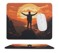 Tappetino per mouse 24,9 x 30 cm, antiscivolo, impermeabile, per mouse wireless, computer, laptop, ufficio a braccia aperte