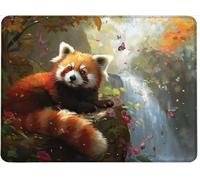 Tappetino per Mouse, 290 x 240 x 3 mm Tappetino Mouse Ergonomico Gomma Antiscivolo, Materiali Durevoli portatile Mousepad, Tappetini Gaming per Computer, Mouse Pad Il Piccolo Panda Animale w0j-714