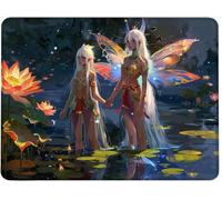 Tappetino per Mouse, 300 x 250 x 3 mm Tappetino Mouse Ergonomico Gomma Antiscivolo, Materiali Durevoli portatile Mousepad, Tappetini Gaming per Computer, Mouse Pad Regalo Uomo Le Ali Donna. w0j-130