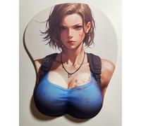 Tappetino per mouse 3D Jill Valentine con poggiapolsi, 30,5 x 25,4 cm, per Resident Evil