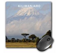Tappetino per mouse 3dRose LLC 8 x 8 x 0,25 pollici con il monte Kilimanjaro in Africa (mp_80784_1)