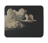 Tappetino Per Mouse A Flying Swan Tappetino Mouse Gaming Migliora Precisione E Velocità Mouse Mat Con Base In Gomma Antiscivolo Mousepad Per Gaming Laptop Mac 25X30Cm
