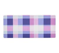 Tappetino per mouse a quadri viola blu fresco non lavabile Anime for Rest tappetino per mouse da scrivania 80 x 30 cm