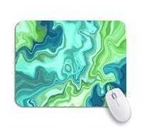 Tappetino per Mouse Abstract Marbled Marble Paint Liquid Marbling Effect Creative Painted Tappetino per Il Mouse Antiscivolo Facile da Pulire Tappetini Mouse, per Computer, 25 x 30cm