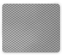 Tappetino per Mouse Abstract Modern Patterns Monochrome Design And Mosaic Geometric Forms Motif Tappetino Mouse Confortevole Mousepad Forma Rettangolare, per Laptop, Ufficio, Casa, 25x30cm